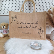 Borsa di Juta Personalizzata che 