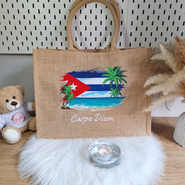 Borsa di Juta Personalizzata che 