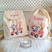 Set Asilo Personalizzabile - Sacca e Zainetto