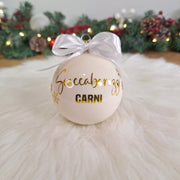 Pallina di Natale in Vetro Soffiato Personalizzato
