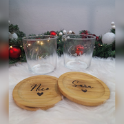 Sottobicchiere in Bambù Personalizzato