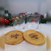 Sottobicchiere in Bambù Personalizzato