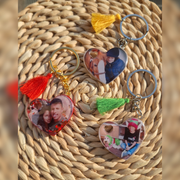 Portachiavi Cuore in Resina Personalizzato