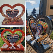 Cornice Cuore in Resina Personalizzata