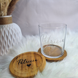 Sottobicchiere in Bambù Personalizzato