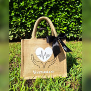 Borsa di Juta Personalizzata che 