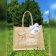 Borsa di Juta Personalizzata che 