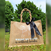 Borsa di Juta Personalizzata che 