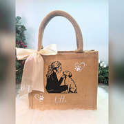 Borsa di Juta Personalizzata che 