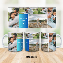 Tazza Personalizzata con Collage di Foto